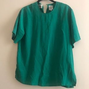Pristine 100% silk vintage top